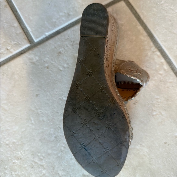 Jack Rogers Women's Gold  Wedge Sandals - Picture 5 of 5